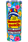 Pensacola Beach Sign Skinny Tumbler